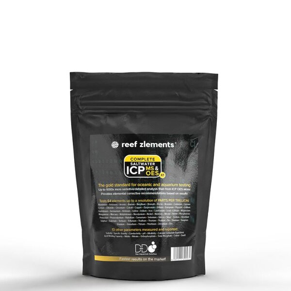 Reef Zlements Complete ICP MS & OES ICP Test + RO