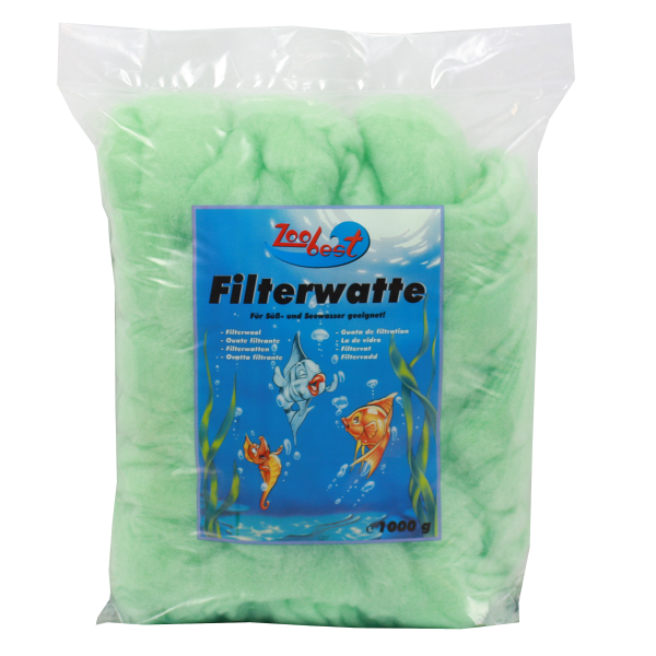 Filterwatte, grün 1000 g
