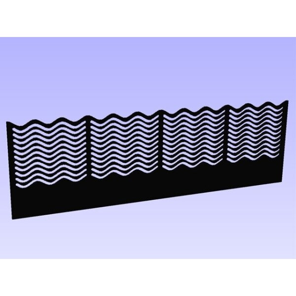 Überlaufkamm 320x50 mm