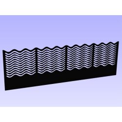 Überlaufkamm 320x50 mm