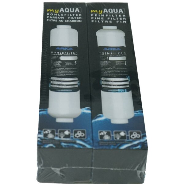 ARKA® myAqua190/380 - Fein- & Kohlefilter-Set, je 1 Stück