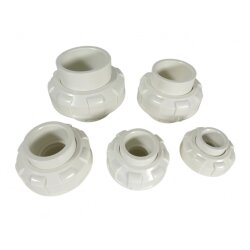 PVC Verschraubung 40 mm in Wei&szlig;