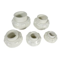 PVC Verschraubung 40 mm in Wei&szlig;