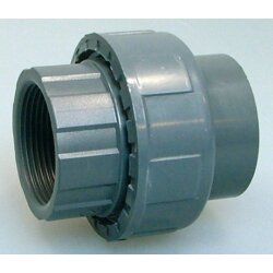 Kupplung mit O-Ring 1x Klebemuffe 20mm 1x Innengewinde 1/2"