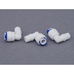 Winkel 90&deg; 1/4" ( 6 mm ) x 1/8" Gewinde...